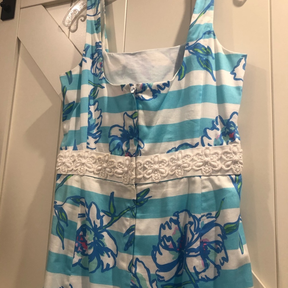 Lilly Pulitzer blue and white dress - Picture 3 of 7